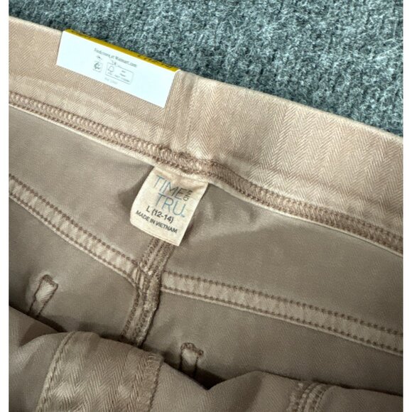 Time & Tru Womens L/12-14 Pink Jeggings Made In Vietnam - Picture 2 of 7